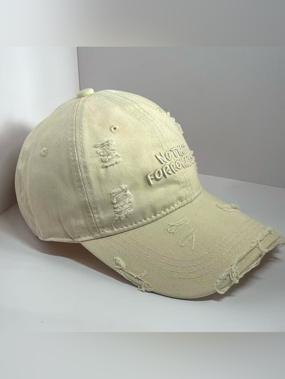 Vintage Distressed Washed Adjustable Baseball Cap for Men Women